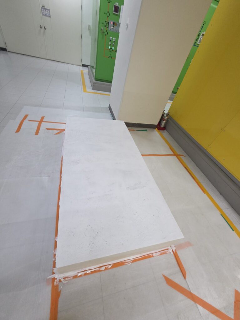 기초패드 표면 바탕 정리